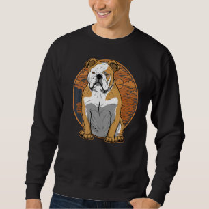 Sweatshirt Champignon britannique race de chien de taureau 96