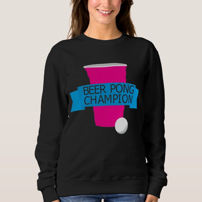 Sweatshirt champion de la bière de l'université (Devant)