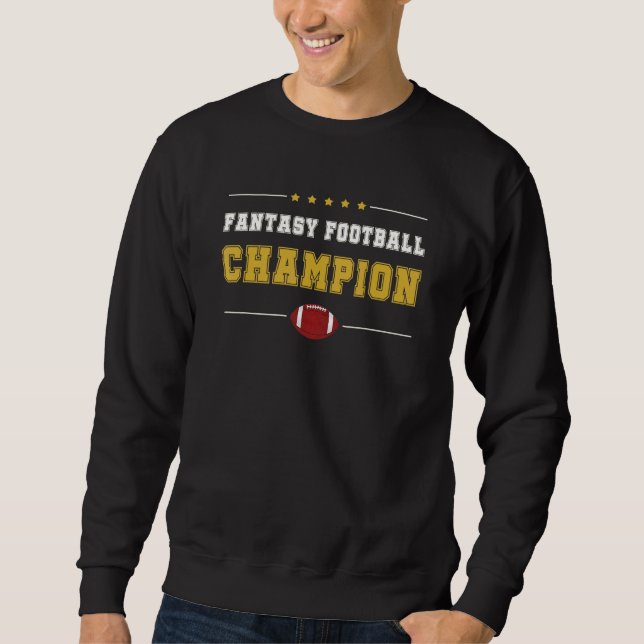 Sweatshirt Championnat d'Imaginaire de football Champion de L (Devant)