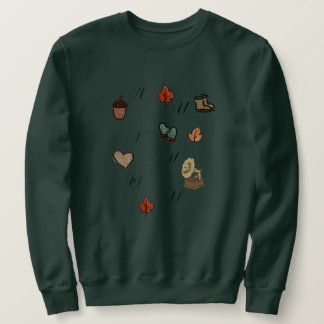 Sweatshirt chandail à thème automne