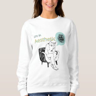 Sweatshirt Chandail Cry in Aesthetics – Croquis d'Art Émotion