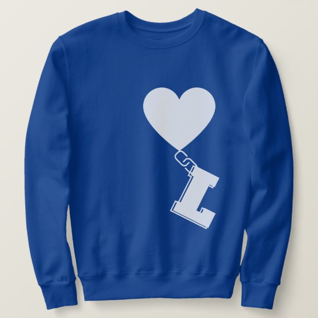 Sweatshirt Chandail de collection Letterman personnalisé (Design devant)