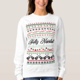 Sweatshirt Chandail de Feliz Navidad