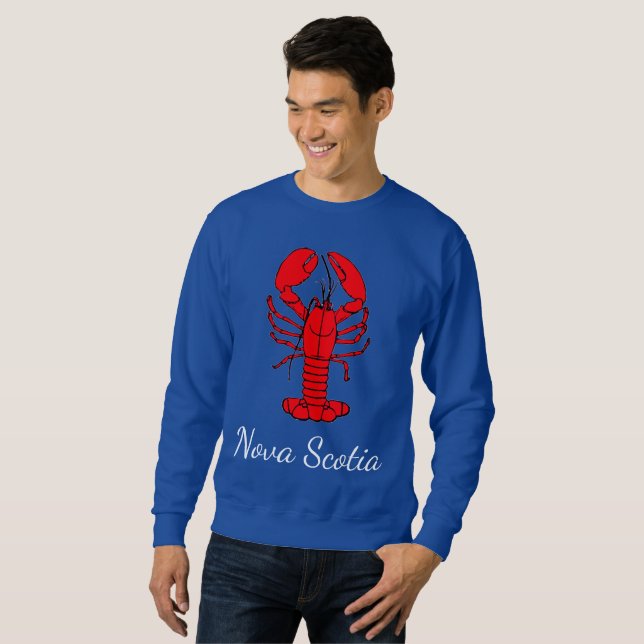 Sweatshirt Chandail de homard de la Nouvelle-Écosse (Devant entier)