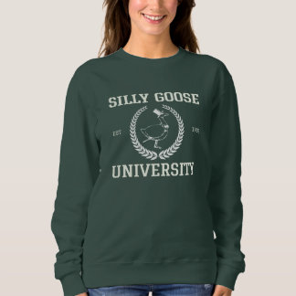 Sweatshirt Chandail de l'université Silly Goose
