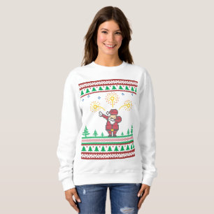 Sweatshirt Chandail de Noël laid au Père Noël