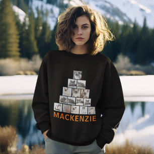 Sweatshirt Chandail de Noël moche. Photo du collège personnal