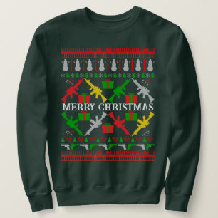 Sweatshirt Chandail de Noël tactique