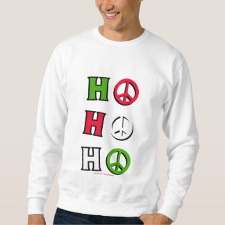 Sweatshirt Chandail de paix de Noël "ho ho ho" -