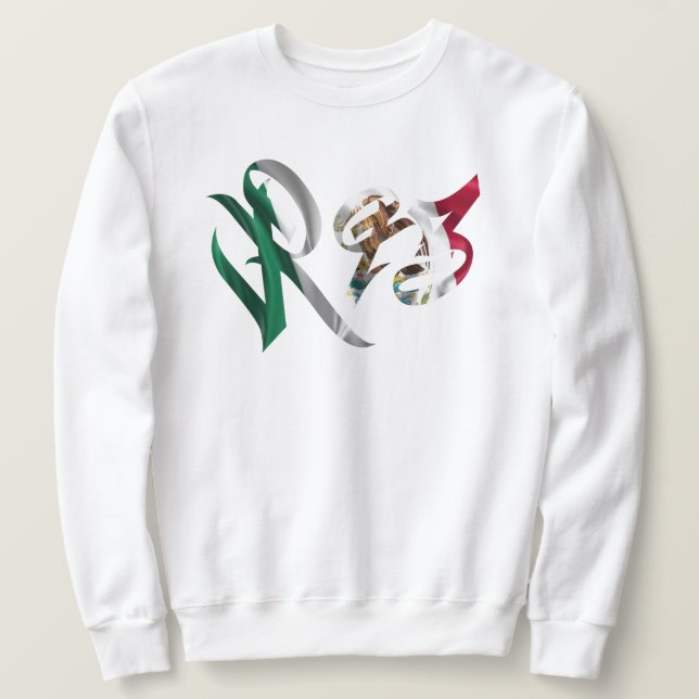 Sweatshirt Chandail d'équipage de Raza de La des vivats R93 (Design devant)