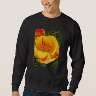 Sweatshirt Chandail Jaune Tulipes de Printemps