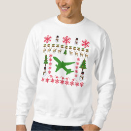 Sweatshirt Chandail laid pilote de Noël. .png