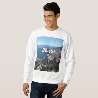 Sweatshirt Chandail mince blanc de Dieu