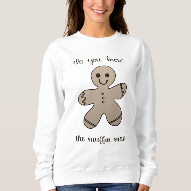 Sweatshirt Chandail sueur homme muffin féminin (Devant)