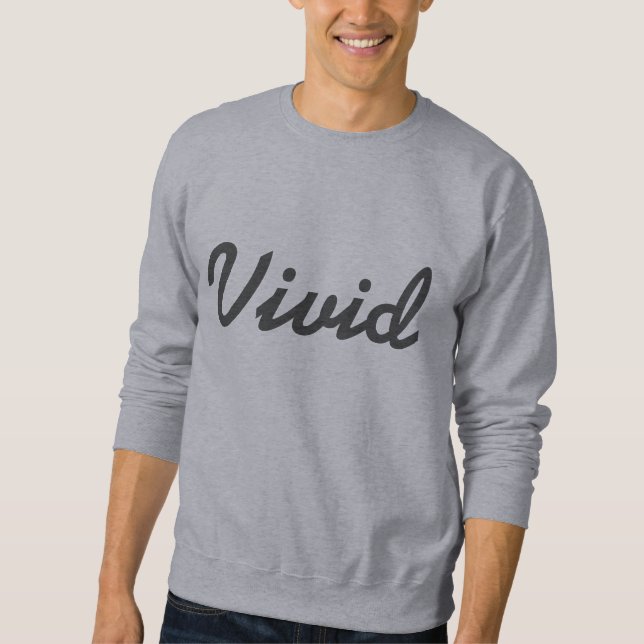 Sweatshirt Chandail vif original de Crewneck (Devant)