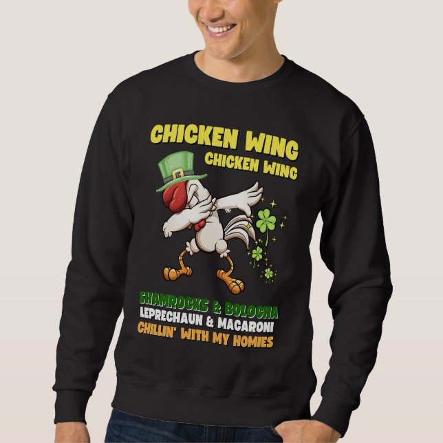 Sweatshirt Chanson d'aile de poulet Chanson d'aile de poulet  (Devant)