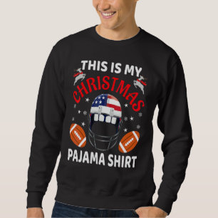 Sweatshirt Chapeau de Père Noël en pyjama de Noël américain U