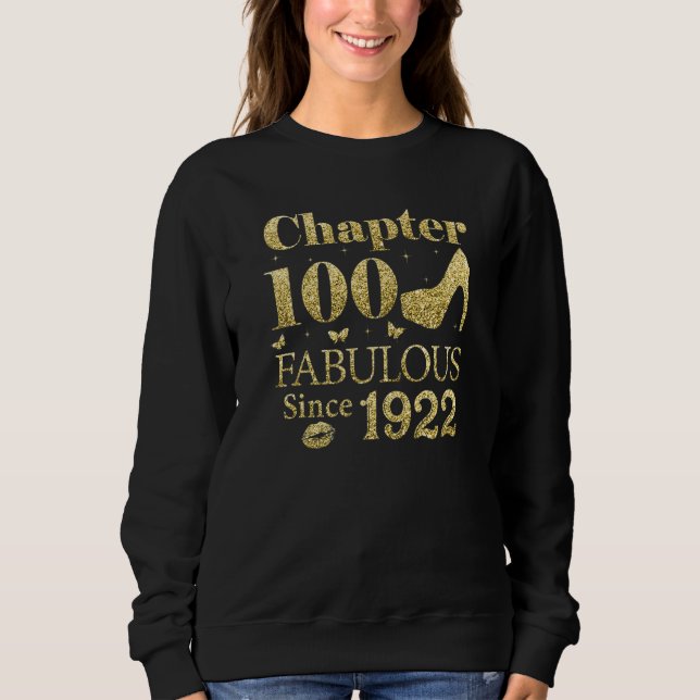 Sweatshirt Chapitre 100 Fabuleux depuis 1922 100E Anniversair (Devant)