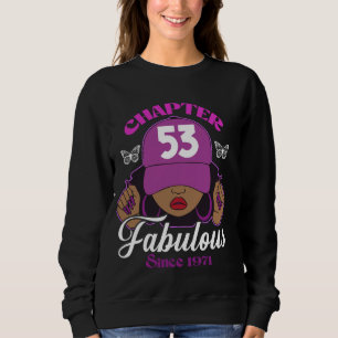 Sweatshirt Chapitre 53 Fabuleux depuis 1971 53e anniversaire 