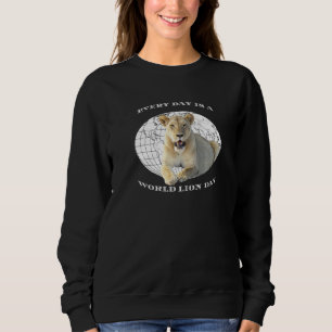 Sweatshirt Chaque Jour Est Une Journée Mondiale Des Éléphants