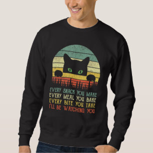 Sweatshirt Chaque Snack Que Vous Faites Chat Papa Chat Maman