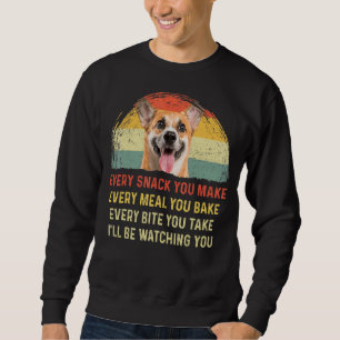 Sweatshirt Chaque Snack Vous Faites Corgi Chien Maman Chien P