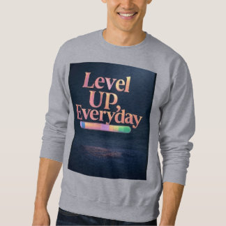 Sweatshirt "Chargement de la grandeur... un jour à la fois"