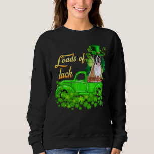Sweatshirt Charges De Camion Boxer St Patrick Jour S