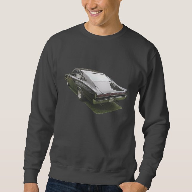 Sweatshirt Chargeur de Dodge du noir 1967 (Devant)