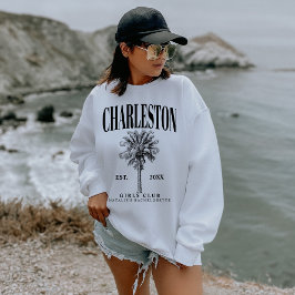 Sweatshirt Charleston Bachelorette Custom Luxe Social Club