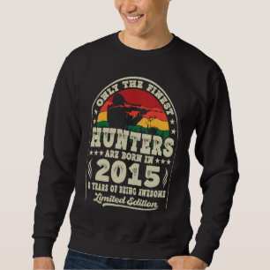 Sweatshirt Chasse au cerf de 8 ans Chasseurs Vintage 2015 8e