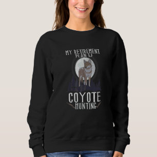 Sweatshirt Chasse au coyote Chasse au coyote Brown Yote Coyot