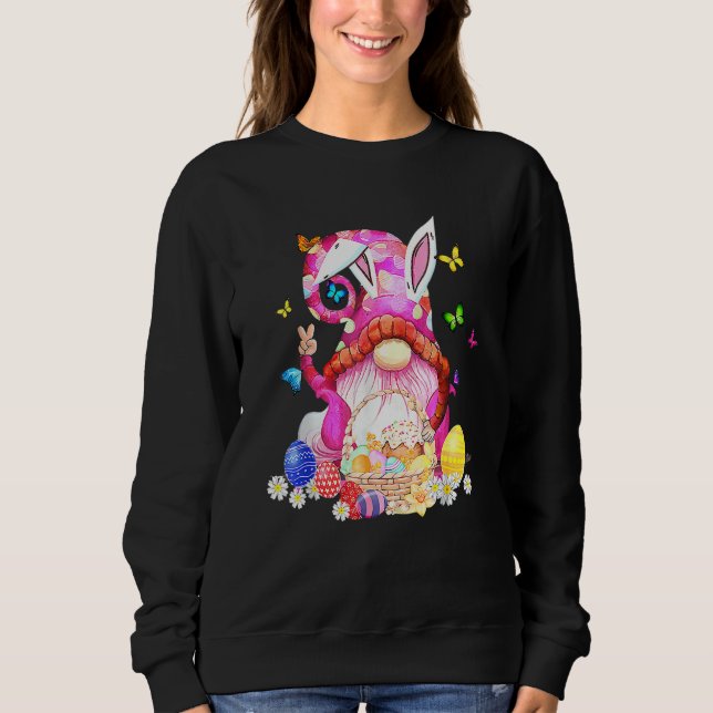 Sweatshirt Chasse Aux Oeufs De Pâques Et B (Devant)
