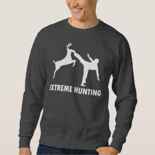 Sweatshirt Chasse extrême Deer Karate Kick