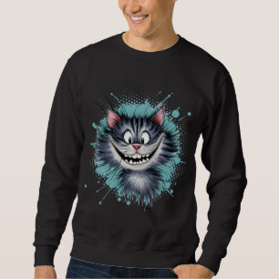 Sweatshirt Chat avec un sourire.