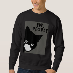Sweatshirt Chat Chat Avec Masque Visage Ew Personnes Chat 1
