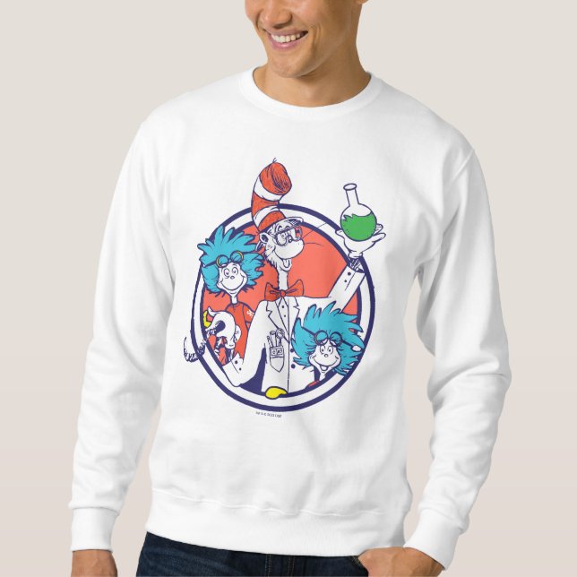 Sweatshirt Chat dans le Casquette & Lab Tech One Lab Tech Two (Devant)