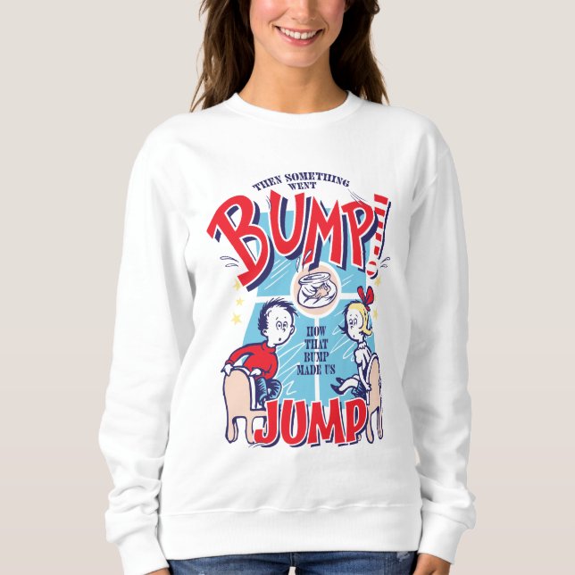 Sweatshirt Chat dans le Casquette | Puis Quelque Chose A Bomb (Devant)