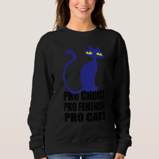 Sweatshirt Chat Fantôme Familiar Choix Pro Féminisme Pro Ca