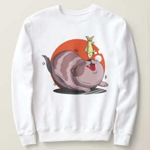 Sweatshirt Chat gras mignon
