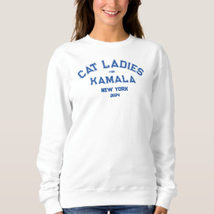 Sweatshirt Chat Ladies For Kamala 2024 Custom State White
