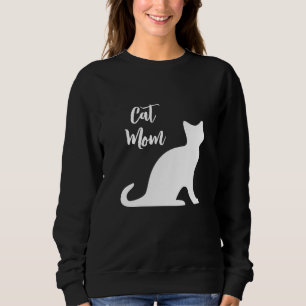 Sweatshirt Chat noir - Chandail maman pour femmes