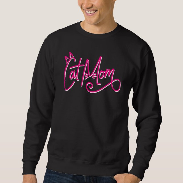 Sweatshirt Chat Stuff pour chat Chat Maman Chat Thèmes (Devant)