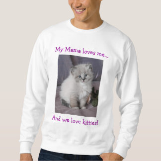 Sweatshirt Chaton sur la chemise