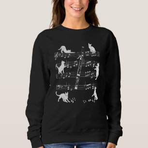 Sweatshirt Chats Bassoonistes Pour Chat Aimant Bassoon Player