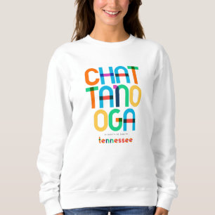 Sweatshirt Chattanooga Tennessee Mid Century, Pop Art,