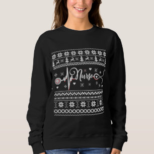 Sweatshirt Chaud de Noël joyeux et moche