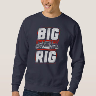 Sweatshirt Chauffeur de camion Vintage Big Rig