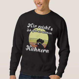 Sweatshirt Cheeky Chicken Sunset Geh Zu Meine Hühnern Script 