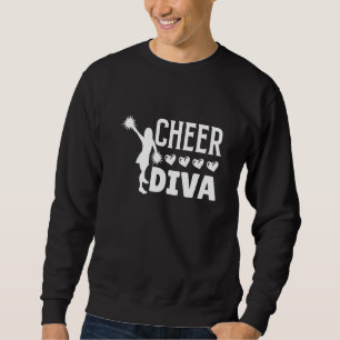 Sweatshirt Cheer Diva Pom-pom girl